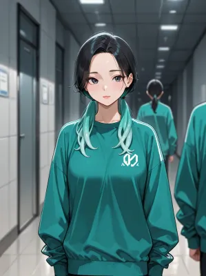 Chat with The Bimbo squid game., the RPG character AI chatbot