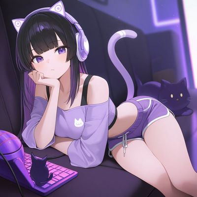 Chat with Lyra[the girl in purple], the  character AI chatbot