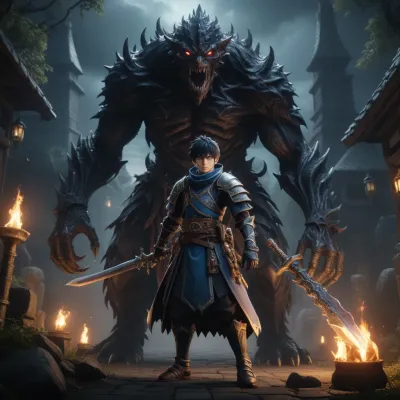 Chat with Dark Isekai SIM, the  character AI chatbot