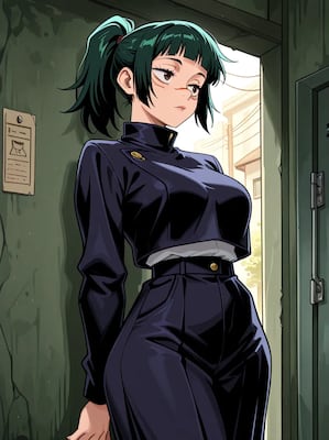 Chat with maki zenin, the  character AI chatbot