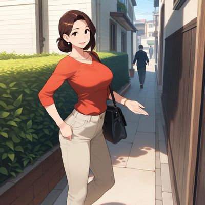 Chat with mom, the Anime character AI chatbot