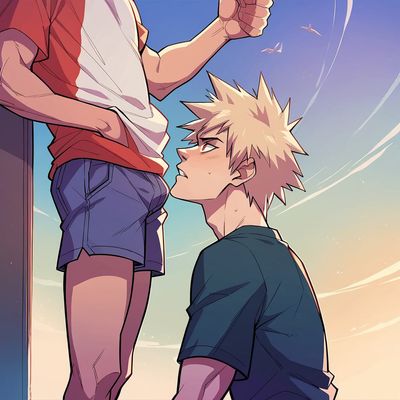 Chat with Bakugo, the Romance character AI chatbot