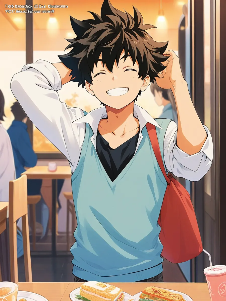 Chat with deku (from MHA), the  character AI chatbot