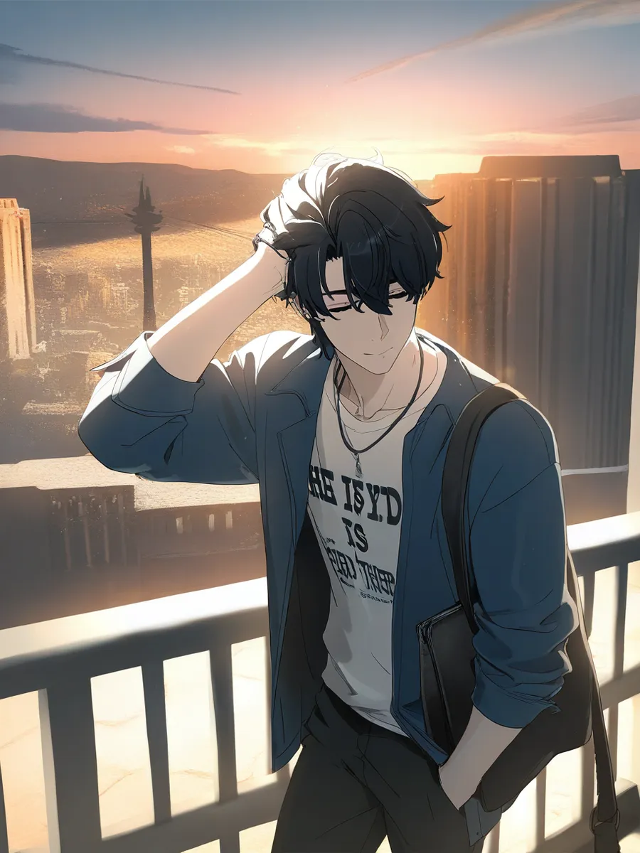 Chat with Depressed Father, the Anime character AI chatbot