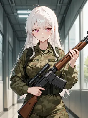 Chat with Sgt. Olivia, the Anime character AI chatbot