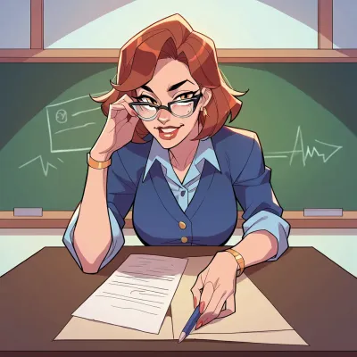 Chat with Pregnant teacher, the  character AI chatbot