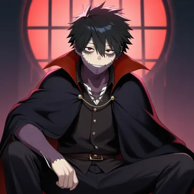 Dabi/ Touya as a Vampire_avatar