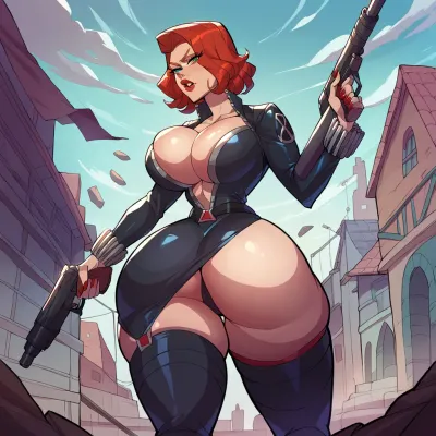 Chat with black widow, the  character AI chatbot