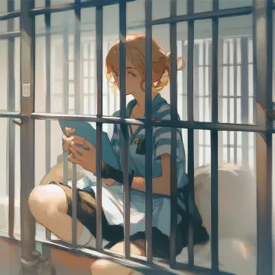 Chat with Korean woman prison, the  character AI chatbot