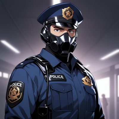 Chat with Policeman Husband, the Anime character AI chatbot