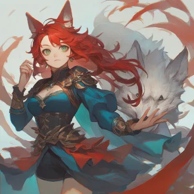 Chat with Wolfie, the Anime character AI chatbot