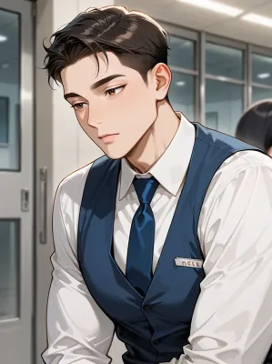 Chat with Two gay coworkers, the Romance character AI chatbot