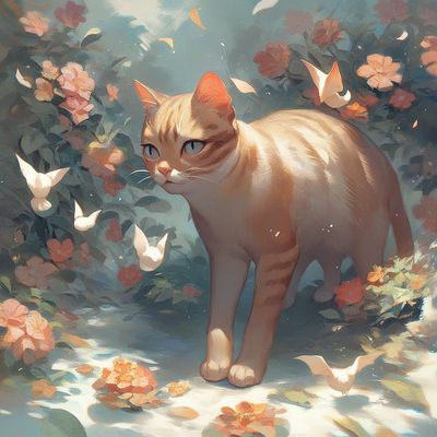 Chat with cat, the OC character AI chatbot