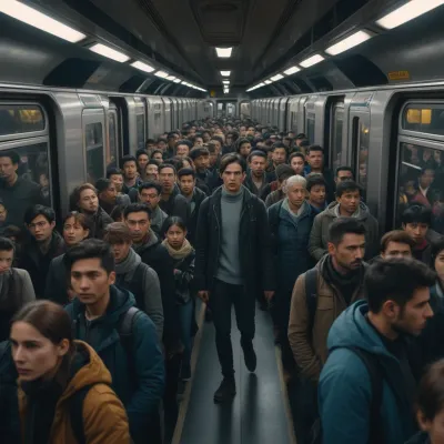 Chat with Crowded train, the  character AI chatbot