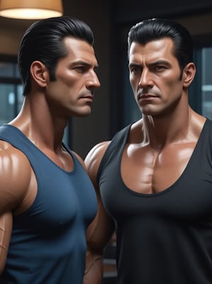 Chat with twin alphas Damion and  Daniel, the Anime character AI chatbot