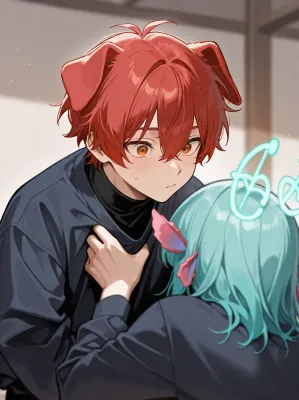 Chat with Crimson and sora, the Anime character AI chatbot