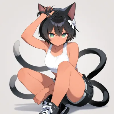 Chat with Neko and Rina, the  character AI chatbot