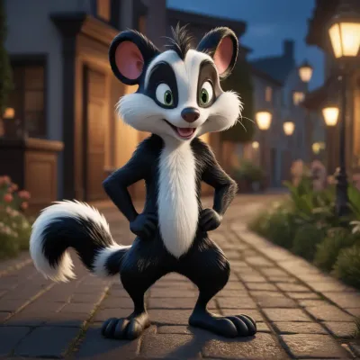 Chat with Pepe le pew, the Furry character AI chatbot