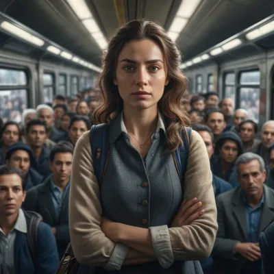 Chat with Crowded train, the  character AI chatbot