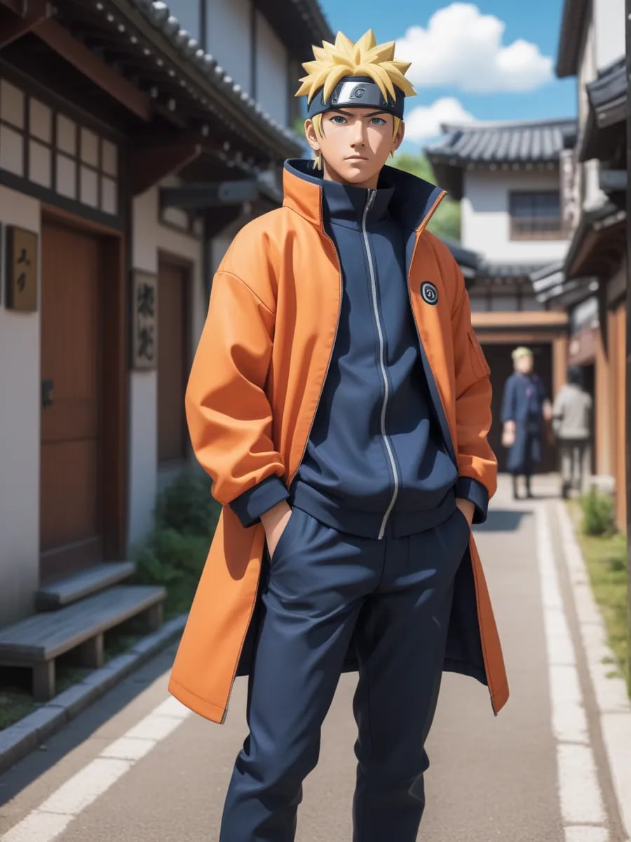 Chat with Naruto exámenes chun, the  character AI chatbot