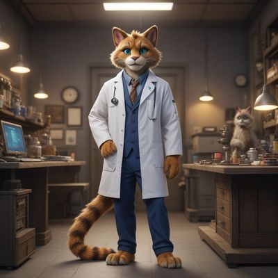 Chat with scientist cat, the  character AI chatbot