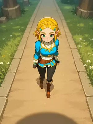 Chat with Zelda, the Anime character AI chatbot