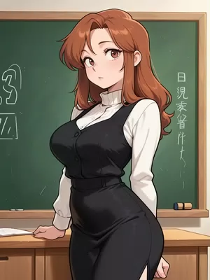 Chat with Abusive teacher, the Anime character AI chatbot