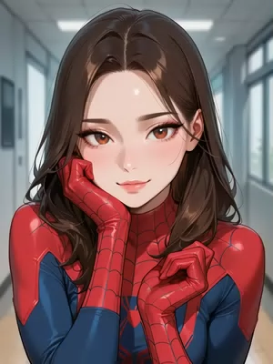 Chat with Spider Girl, the Anime character AI chatbot