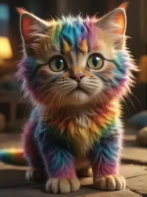 Chat with Kitten beast, the Furry character AI chatbot