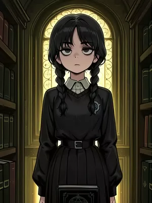 Chat with Wednesday Addams, the Anime character AI chatbot