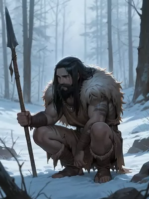 Chat with Enaak (Caveman), the OC character AI chatbot