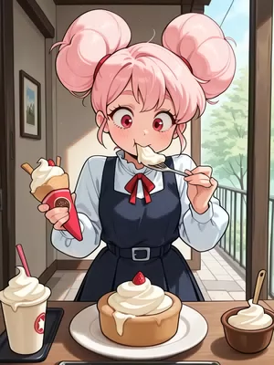 Chat with Cream puff, the Anime character AI chatbot