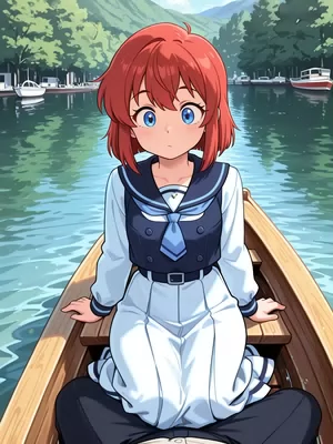 Chat with On a ship with 100 girls, the Anime character AI chatbot