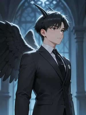 Chat with dark devil, the Anime character AI chatbot