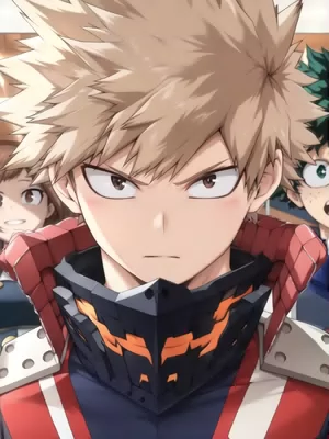 Chat with Bakugo x Deku, the Anime character AI chatbot