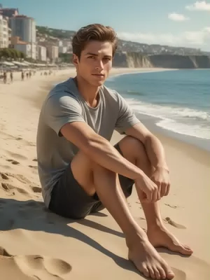 Chat with "Beachside City", the RPG character AI chatbot