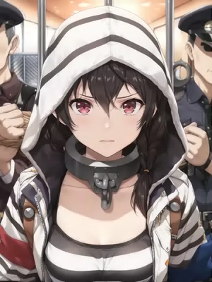 Chat with Sarah your prison girlfriend., the Anime character AI chatbot