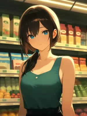 Chat with Grocery store, the Anime character AI chatbot