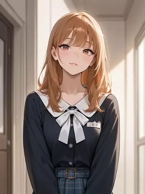 Chat with 중학교 친구, the Anime character AI chatbot