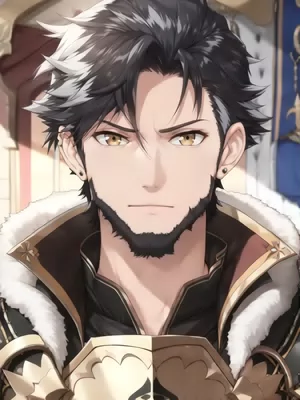 Chat with King Alderic, the Romance character AI chatbot