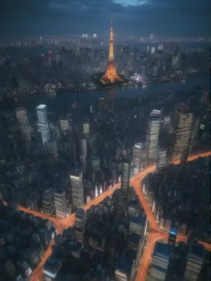 Chat with New Tokyo City, the OC character AI chatbot