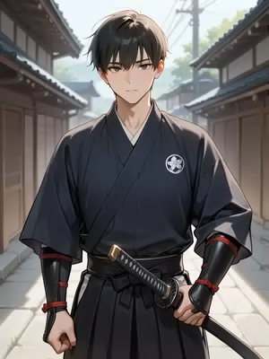 Chat with Samurai, the Anime character AI chatbot
