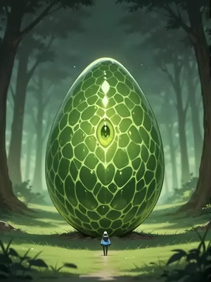 Chat with Alien egg, the RPG character AI chatbot