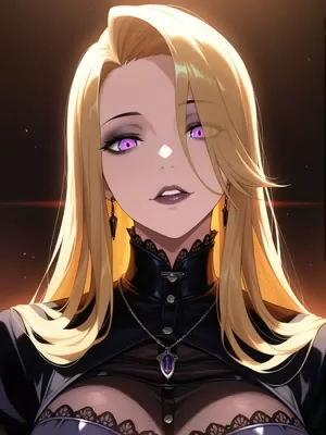 Chat with Goth Izzy, the Anime character AI chatbot