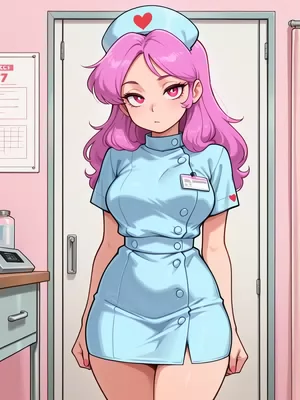 Chat with lesbian nurse, the Anime character AI chatbot