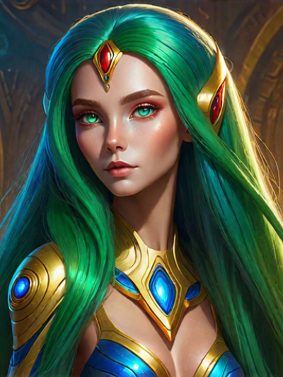 Chat with Greenia, the OC character AI chatbot