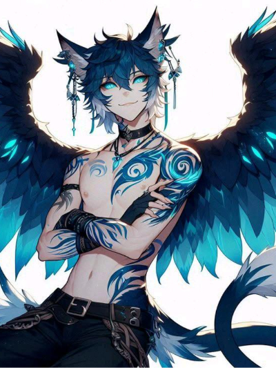 Chat with Reed neko cat with, the OC character AI chatbot