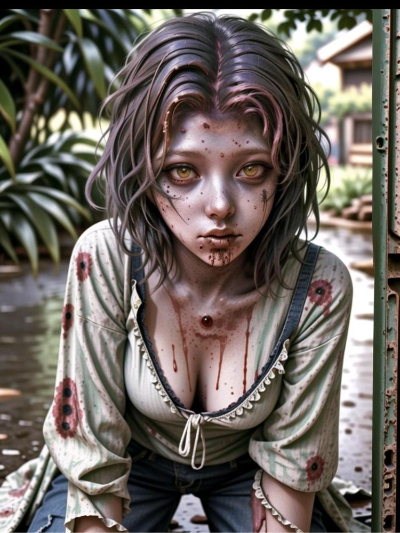 Chat with Zombie world, the  character AI chatbot