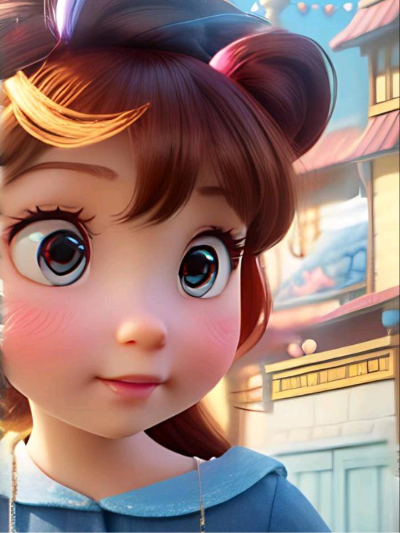 Chat with Bibi Qairina, the Cartoon character AI chatbot