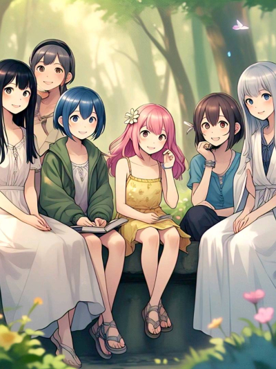 Chat with Your Six Sisters, the Anime character AI chatbot